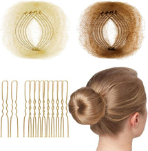 Hair Nets for Buns,Ballet Hair Net for Girls Women,20 Pcs Invisible Hair Bun Net and 50 Pcs U Shape Hair Pins for Ballet Dancer Nurse,Hairnets for Work,Foodservice,Cook(Beige & Gold)