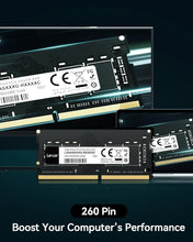 Lexar SODIMM 8GB DDR4 RAM 3200 MHz, 260-Pin DDR4 SODIMM Laptop Ram, High-Performance SO-DIMM, PC Laptop Computer Memory (LD4AS008G-B3200ASST)