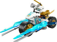 LEGO NINJAGO Zanes Ice Motorcycle Toy for 7 Plus Year Old Boys & Girls, Dragons Rising Motorbike Set with a Zane Character Minifigure, Ninja Adventure Playset, Small Vehicle Gift for Kids 71816