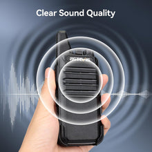 Retevis RT622 2 Way Radio, PMR446 Professional Walkie Talkie Mini Long Distance, Clear Sound, VOX Hands Free, Walkie Talkie Rechargeable, Hiking, Gifts (Black,1 Pair)