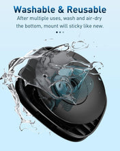 Car Phone Holder, 360 Rotatable Phone Holder for Car Dashboard, Horizontal & Vertical Viewing Car Phone MountWashable Reusable Car Mobile Phone Holder, for iPhone Samsung Android Smartphones (Black)