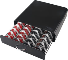 Ever Rich  Tassimo Pod Holder  64pcs  T-Disc Coffee Capsules  Bosch Tassimo Stand & Pod Storage Drawer  Anti-Vibration Design I Comes With a Micro Fiber Cleaning Cloth (Metal/Black) (64)