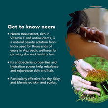 NEEM Sunita Passi - Ayurvedic Neem Hand & Body Wash, 250ml - Nourishing Neem Shower Gel - Sweet Orange & Rose Geranium Essential Oils - Soap Free Cleansing - Vegan & Natural