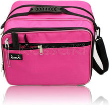 Kassaki Pro Hairdressing Tool Carry Hair Equipment Salon Storage Travel Bag Case Pink