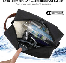 KK Water - Resistant Hanging Toiletry Travel Bag  Spacious Black Gym, Shaving, Make Up Bag for Men & Women