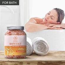 Joint & Muscle Bath Sea Salts 1300g - w/Essential Oils Lavender & Sage & Rosemary - Natural Bath Sea Salts - Soothes Aching Tired Muscles - Detoxifies - Best for Bath - Relaxation - Body Care