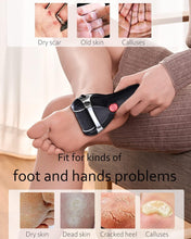 Jooayou Foot File Electric for Hard Skin, USB Rechargeable Waterproof Foot Scrub Callus Remover [with 3 Pumice Stone Rollers & 10 in 1 Foot Scraper Set] Foot Care Tool for Dry Dead Cracked Heel