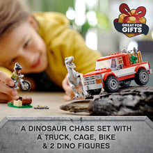 LEGO Jurassic World Blue and Beta Velociraptor Capture with Truck and 2 Dinosaur Toys for Kids, 2022 Dominion Movie Inspired Set 76946