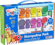 Learning Resources Numberblocks Stampoline Park Stamp Activity Set Numberblocks Colours Washable Inks Arts and Crafts Colour Blocks Hobby Art 32 Pieces Gifts for 3 4 5 6 7 Year Old Kids Boys & Girls