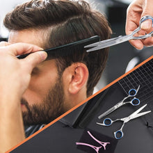 Hair Scissors Set Professional Stainless Steel Hair Cutting Scissors and Hairdressing Thinning Scissors for Home, Salon or Barbers Use