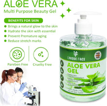 FRO Pure Aloe Vera Gel,100 Percent Natural & Organic Aloe Vera Gel, Soothing & Hydrating, With No Sticky Residue, Gluten Free, Cruelty Free, Freshly Made., 500 ml (Pack of 1)