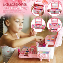 Kids Makeup Sets For Girls Toys - Children Makeup Sets For Girls Washable Make Up Set, Childrens Princess Play Games Toy Presents, Little Girl Birthday Gifts Set For Age4-12 Year Old
