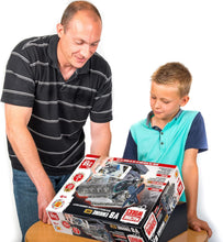Machine Works Build Your Own V8 Engine Toy - Replica Model Building Kit - Features Augmented Reality, Sounds and Illumination, 4 Modes, 250+ Pieces, 10+ Years