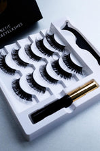 Magnetic Eyelashes Russian Volume Extension Look Strip Eyelashes 5Pairs 3D Magnetic Eyeliner and Lashes Kit !