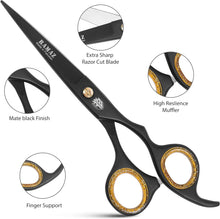 Hair Cutting Scissors - Professional Hairdressing Scissors - Stainless Steel Hair Scissors with 1 Comb - Extra Sharp 6.5 Inch Hairdressing Scissors - Perfect Hair Cutting Scissors for Men and Women