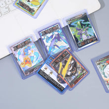 50 Pcs Clear Card Sleeves, Standard Top Loaders, 76x101mm Card Protectors Holders, Trading Card Sleeves Deck Protectors Compatible with Sports Game MTG Yugioh Cards