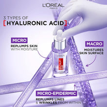 L'Oreal Paris Hyaluronic Acid Serum Revitalift Filler [+Hyaluronic Acid], 1.5% Pure Concentrated Hyaluronic Acid Dropper Serum, 30ml