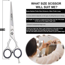 Hairdressing Scissors Hair Cutting Barber Scissors Salon Professional Hairdresser Scissors Hair Dressing Sizzors Tool Salon Shears Stainless Steel Dresser for Men Ladies Women Kids Children