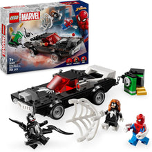 LEGO Marvel Spider-Man vs. Venom Muscle Car - Building Toy with 3 Super-Hero Minifigures for Imaginative Play - Gift for 7 Plus Year Old Boys & Girls 76309