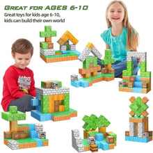 Magnetic Blocks STEM Montessori Sensory Toys Magnetic Toys Gifts Construction Toys for 3 4 5 6 7 8 Year Old Boys & Girls, Creative Kids Games Kids Toys