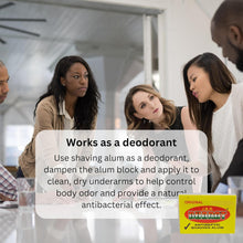 Natural Alum Blocks Wet Shave Bloc for Shaving Soothing Aftershave Solution - Pack of 3 Razor Burn Relief for Sensitive Skin Travel Friendly Post-Shave Stone Antiseptic Astringent