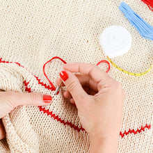 AIEX 30pcs Big Eye Hand Sewing Needles Large Sewing Needles in Transparent Tube Set of Padding Needles 40mm, 50mm, 60mm