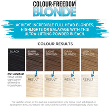 Knight & Wilson Colour-Freedom Cream Hair Bleach. Ammonia-Free Formula Lifts up to 8 Shades. Protects & Repairs While Lightening. Complete bleaching kit including Tint Bowl & Brush