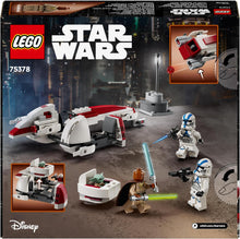 LEGO Star Wars BARC Speeder Escape Set, The Mandalorian Building Toy for Kids, Bike with Sidecar Includes Characters Kelleran Beq and Grogu, Gift for 8 Plus Year Old Boys, Girls and Fans 75378