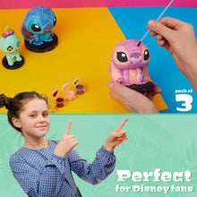 Disney Stitch Paint Your Own Plaster Figures Set for Kids Teenagers DIY Crafts Art Set Activity - Stitch Gifts (Multi Stitch - 3 Pack)