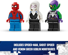 LEGO Marvel Spider-Man Race Car & Venom Green Goblin, Super Hero Building Toys for Boys & Girls Featuring a Spidey Minifigure, plus a Buildable Toy Vehicle and Web-Shooters, Gifts for Kids 76279