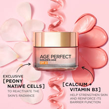 L'Oreal Age Perfect Golden Age Rosy Re-Fortifying Cream, SPF 20, Anti-Sagging Reactivates radiance