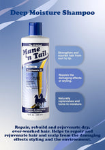 Mane 'n Tail Deep Moisture Retention Treatment Shampoo 355ml Repair, rebuild and rejuvenate dry hair Repairs damaging effects With Vitamin E and Pro-Vitamin B5