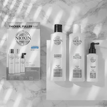 Nioxin 3-Part System  System 1  Natural Hair with Light Thinning Hair Treatment  Scalp Therapy  Hair Thickening Treatment