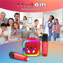 Braxel Karaoke Machine 2 Microphones, Spider Microphone for Kids Toys for 3-12 Year Old Boys Gifts Kids Microphone Boys Toys Age 3-9 Teenage Boy Gifts for 3-10 Year Old Boys Girls