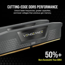 CORSAIR VENGEANCE DDR5 RAM 32GB (2x16GB) 6000MHz CL30-36-36-76 1.40V AMD EXPO Intel XMP 3.0 Computer Memory  Grey (CMK32GX5M2B6000Z30)