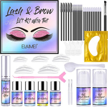 Lash Lift Kit and Brow Lamination Kit 2in1Upgraded version Professional DIY Perm Kit for Instant Eyebrow Lift Eyelash Perm Kit, Eyelash Curling Lash Extension Set Suitable for Salon Home DIY