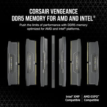 CORSAIR VENGEANCE DDR5 RAM 32GB (2x16GB) 6000MHz CL30-36-36-76 1.40V AMD EXPO Intel XMP 3.0 Computer Memory  Grey (CMK32GX5M2B6000Z30)