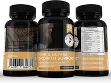 GRIZZLY ADAM Hair and Beard Growth Supplement - Vitamins for a Bigger Better Looking Beard