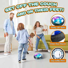lenbest Hover Football - Football Gifts for Boys - Rechargeable LED Air Power Floating Football with Whistle - Indoor Outdoor Football Games - Kids Toys for 2 3 4 5 6 7 8 9 10 year old boy