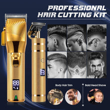 Hair Clippers for Men, Professional Hair Trimmer Set Cordless Barber Clippers Beard Trimmer Hair Cutting Kit Rechargeable T Outliner Shaver Zero Gapped Haircut Grooming Kit Gifts for Men (1)