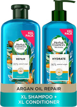 Herbal Essences Argan Oil of Morocco Vegan Shampoo and Conditioner Set for Dry, Damaged Hair, Hair Repair Argan Oil Shampoo And Conditioner, XXL Value Pack, 1145 ml