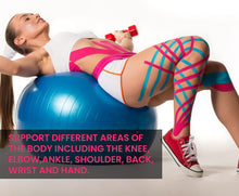 CHOKAS Kinesiology Tape 5m Roll, Elastic Therapeutic Sports Tape for Shoulder,Ankle,Elbow,Wrist,shin,Splints and Knee Support, Waterproof Physio Body Tape for Muscle Pain Relief, Boob Tape (Skin)