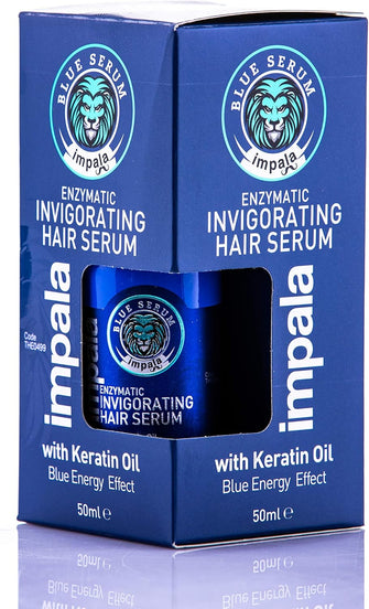 impala Blue Serum Hair Growth Serum for Men  All-Natural Hair Growth Treatment  Decreases Hair Loss, Improves Hair Growth with infused Keratin