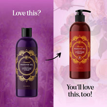 Aromatherapy Sensual Massage Oil for Couples - Lavender Massage Oil for Skin with Jojoba and Sweet Almond Oil - Aromatherapy Oil Infused with Pure Natural Oils - Vegan Non GMO & Gluten Free