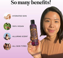 Aromatherapy Sensual Massage Oil for Couples - Lavender Massage Oil for Skin with Jojoba and Sweet Almond Oil - Aromatherapy Oil Infused with Pure Natural Oils - Vegan Non GMO & Gluten Free