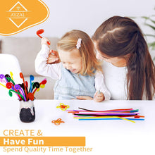 125 Pack Multi Colour Pipe Cleaners Chenille Stems Flexible Strong Suitable for Arts & Craft, DIY Designs