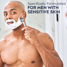 NIVEA FOR MEN Sensitive, Shaving Gel 7 oz (Pack of 3)