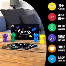 Ginger Fox Corks Family Party Game  Easy to Play  Fast and Furious Game of Elimination  Fun for Large Groups of All Ages
