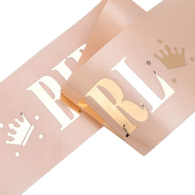 Konsait Rose Gold Birthday Sash Birthday Girl Satin Sash Party Favour Birthday Gift Birthday Accessories for Girls Woman, One Size