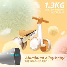 KORIMEFA Baby Balance Bike 1 Year Old Ride On Toys Baby First Bike 1st Birthday for Girls Boys Toddler Bike for 10-24 Months Baby Walker No Pedals